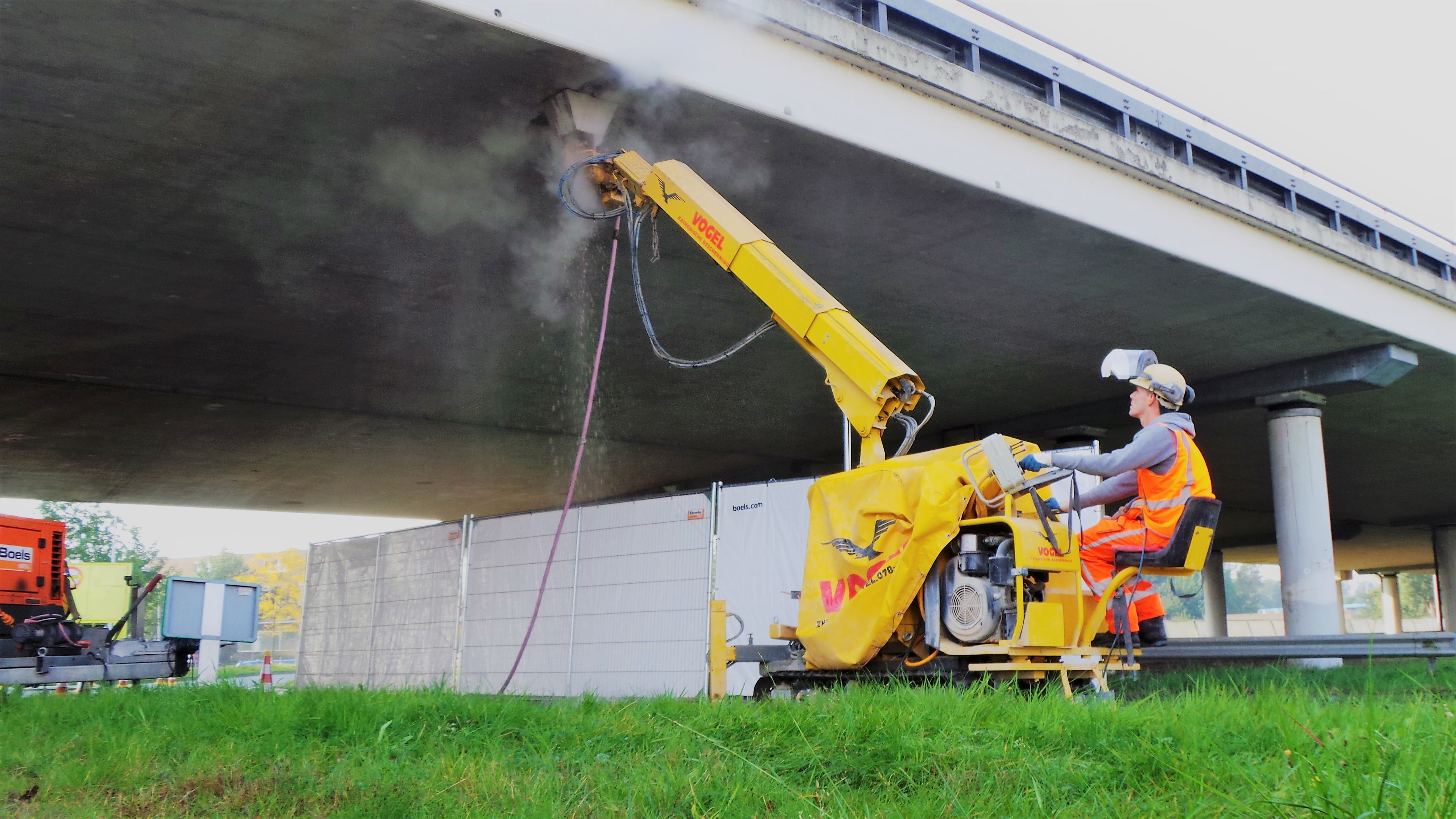 Hydro demolition reinforcement inspection